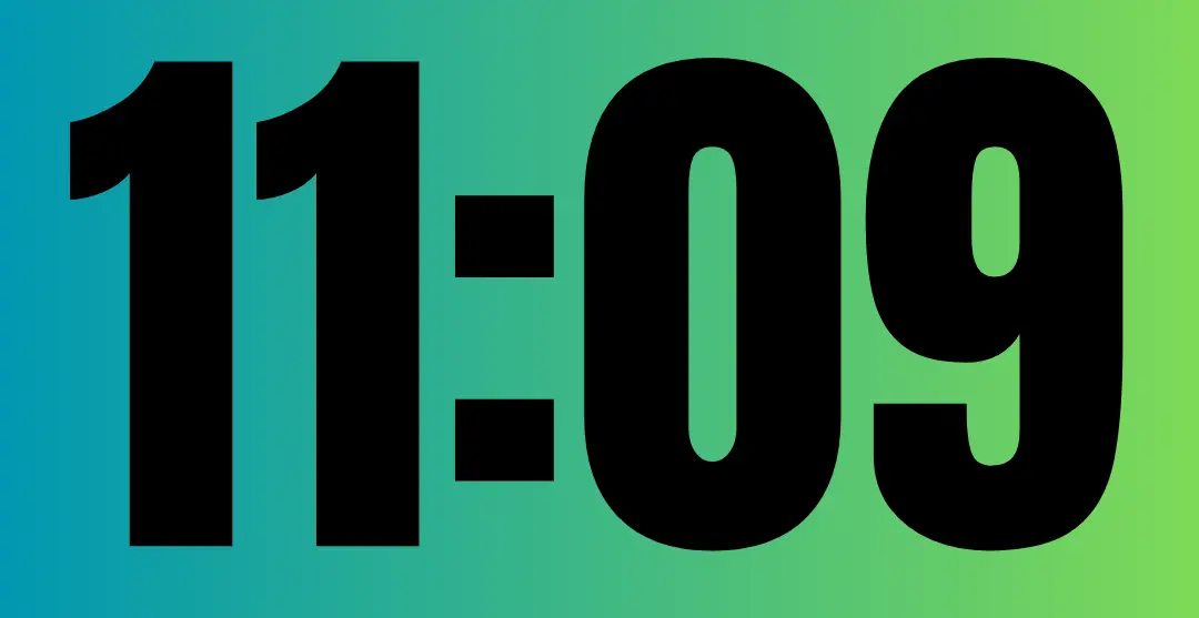 11:09 Hora do Espelho dos Anjos
